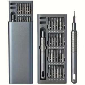 25 in 1 mini screwdriver set flat head and cross shaped small screwdrivers suitable for electronic products