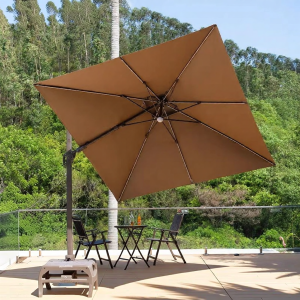 ST MIRREN | Rotary Anti West Sun Outdoor Parasol