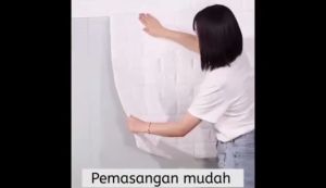 Wallpaper busa Stiker busa 3D Foam Aesthetic Wallpaper Dinding Stiker dinding Stiker kamar