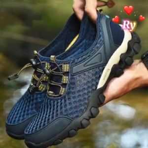 [Màu Xanh Mực] Giày SPORT Nam Nữ Trekking Leo Núi Đi Phượt Đi Biển Siêu Nhẹ Nhanh Khô Thoáng Khí Êm Chân