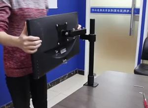 6.5Kg 14Lbs Adjustable Tilting Swivel Arm Single Table Desk Mount Monitor Stand14-27 LCD LED Screen Bracket