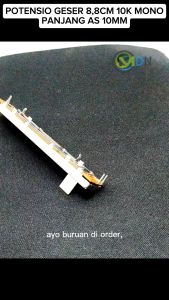 Potensio Geser Mixer 88cm 10K B10K Mono AS 10MM SC609N 2pcs