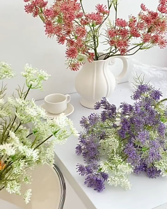 Hoa giả cành nhỏ trang trí decor bàn ăn kệ tivi phòng khách hiện đại