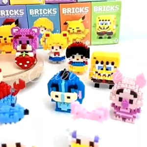 DIY Mainan Balok Nano Block Model Kartun Bricks - Mainan Balok Edukasi Anak - Toys DIY Balok - Toys Action Figure Mainan Anak