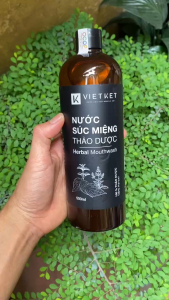 [VIETKET]NƯỚC SÚC MIỆNG THẢO MỘC - Tinh chất lá Trầu không bạc hà và hương nhu - Viet Nam Herbal Mouthwash - Sạch miệng - Chắc răng - Ngăn ngừa - Thơm miệng - Thuần Nông