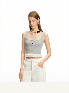 AIVEI | Sweet And Cute For Girls Lace Knit Vest
