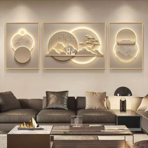 Noedic Wall decor 3-pcs painting frame living room wall design display aesthetic room decor Framed wall art