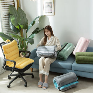 Student Comfort Thickening Bunny Ears Crystal Velvet Seat Cushion