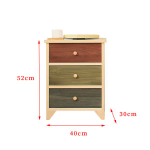 HENGDEMU | Bedroom Wooden Drawer Storage Cabinet