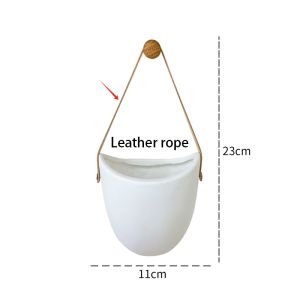 Creative Wall White Mounted Flowerpot Serie Succulent Flowerpot Flower Basket Flower Arrangement Decoration Garden Decoration