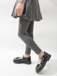 Childrens Nine-Piece Pants Tights Pure Cotton Ballet Dance Base Layer Socks No-Cuff Spring Autumn White Long Pants Outerwear