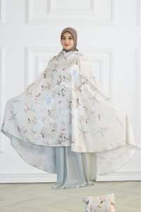 MUKENA BEST SELLER 2 in 1 ZAUJAH GRACEFUL ROSE SILKY PREMIUM (by raisa)