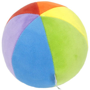Baby Recognition Color Ball Plush Bells Ball Plush Multi Color Sensory Educational Toy Pet Training Toy Colorful Plush Bell