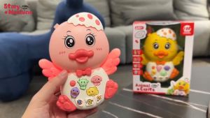 DOUBLE GREAT MAINAN BAYI MASA KINI PIANO LEARNING BEBEK DUCK LAMPU LAGU INDO