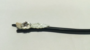 中式贝雕珍珠发簪Light Luxury Chinese Style Shell Carving Hair Stick