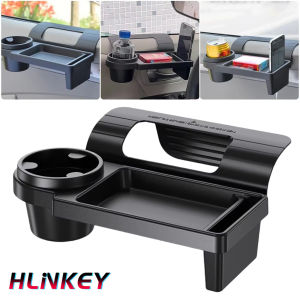 {Local Delivery} HLINKEY Multifunctional Car Organizer Box With Cup Holder Drink Holder Side Door Window Phone Slot Hanging Storage Rack For Vehicle