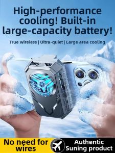 Semiconductor Mobile Phone Cooler Gaming Clip-On Integrated Silent Fan Suitable for Black Shark Huawei Xiaomi USB Charging