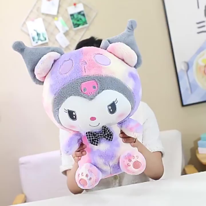 Cartoon Anime Kuromi/KT Stuffed Plush Soft Girls Dolls Toys For Baby Kids Birthday Christmas gift 22cm  玩偶抱枕 (3176/3175)