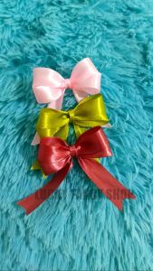 PITA HAMPERS SATIN ISI 5 HIASAN WARNA WARNI HADIAH BUNGA KADO SOUVENIR CANTIK BUTTERFLY BOW GIFT KERAJINAN TANGAN