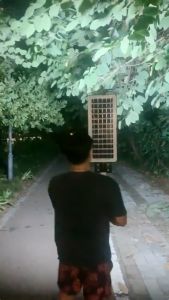 Solar light 1200W solar street light spotlight lampu solar flood light human body induction waterproof light