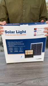 Đèn Năng Lượng Mặt Trời 6 Khoang 5000W Solar Light - SIÊU SÁNG -SIÊU BỀN-TIẾT KIỆM-Sáng liên tục từ 8-10 tiếng-chống nước tốt-cảm biển thông minh...