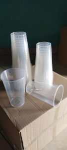 Cup PP injection  gelas thinwall 16oz 500ml satu dus(500pcs)tanpa tutup