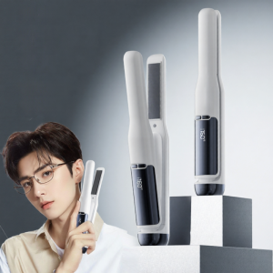 Mens Special Curling Iron Straightening Iron Two-In-One Pad Root Negative Ion Hair Curling Iron Mini Portable Travel Friendly