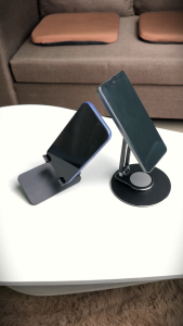 CURIO ASMR Desk Stand - Magnetic Phone & Tablet Holder (360° Adjustable/Aluminium/Ultra Stable)