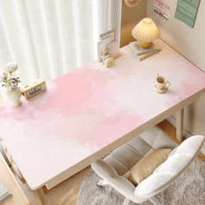 Dopamine Office Desk Mat Waterproof No-Wash Tablecloth Gradient Color Tea Table Dormitory Writing Makeup Desktop Protection Pad