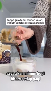 Kopi Hitam dengan Enzim L-karnitin【日夜都掉称】瘦身黑咖啡 slimming coffee Diet coffee kopi kurus Slimming Coffee 黑咖啡 减肥咖啡 Thin coffee 瘦减大肚子肥腰腿全身神器