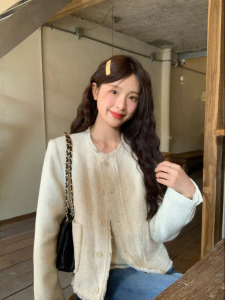 imimtuan | Áo Blouse Rộng Rãnh Thời Trang Retro Elegance Có Fringe