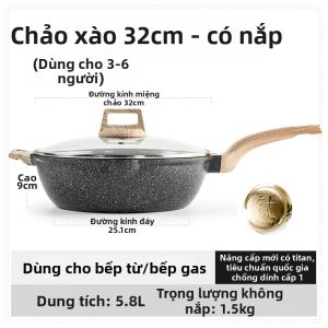 CAROTE | Chảo Đá Không Dính Đáy Phẳng Dùng Tại Nhà