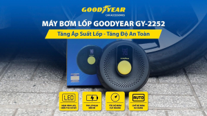 Máy Bơm Lốp Ô Tô Không Dây Tích Điện Tự Ngắt Đa Năng GOODYEAR GY -2252