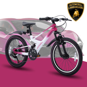 Lamborghini 20" Kids MTB Full Suspension Lightweight Magnesium V-Disc Brake | Christmas Gift 🎄