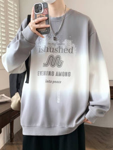 YISHIFANHUA | Teenagers Spring New Design Ombre Color Round Neck Casual Fit Comfortable Hoodie