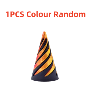 New 3D Printed Helix Screw Fidget Toy Intelligence Development Spiral Cone Fidget Toy Spiral Stereoscopic Childrens Puzzle Toy