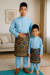 BAJU MELAYU EXCLUSIVE PREMIUM DEWASA BERKOLAR MATERIAL COTTON READY STOCK.