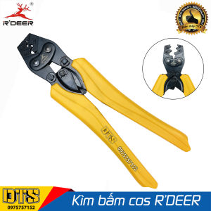Kìm bấm cos 6L 0.5 - 5.5mm2 RDEER SU-6B (Kềm bấm cốt 6L) Đầu bấm được chế tạo bằng thép CR-V có độ cứng tốt. Cán được chế tạo bằng thép tốt và được bọc nhựa