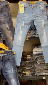 MC WISCER Celana Panjang Pria Jeans Sobek Terbaru Kekinian Bahan Denim Model Skinny Distro Pria Cwok