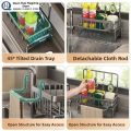 Yisheng | Kitchen Counter Drainage Organizer Rack. 