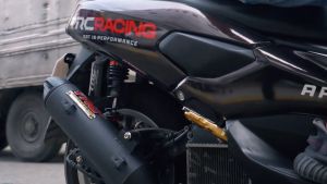 TRC Racing Suzuki Raider 150 Carb Power Pipe Muffler Exhaust with Removable Silencer 1727