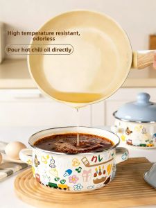 XUNHUAI | Heat Resistant Old Style Double Eared Large Capacity Food Grade Oil Storage Pot