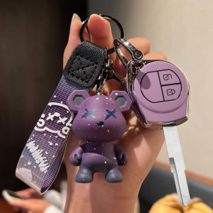 For Suzuki Swift Grand Liana SX4 Window Vitara Amagatarai 2 Buttons TPU Auto Shell Fob Keychain Car Key Case Cover Accessories