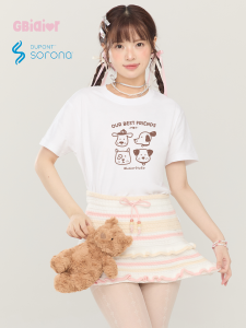 Gbiaior | Cute Dachshund Print Loose Fit Tee
