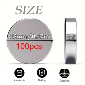 15x1/12x1mm circular magnet strong sturdy can be used for whiteboards DIY graffiti warehouse storage classrooms Christmas DIY