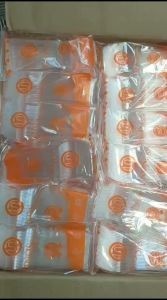 P2 JOLIE: Sendok Garpu UNO Bening & Putih Susu Isi 25 Pcs