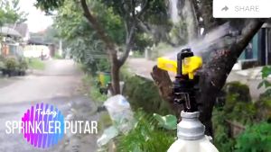 TITIK TIGA Head Impact Sprinkler Taman Drat 1/2 - Kepala Sprinkler Taman Impact Siram Tanaman Irigasi Otomatis