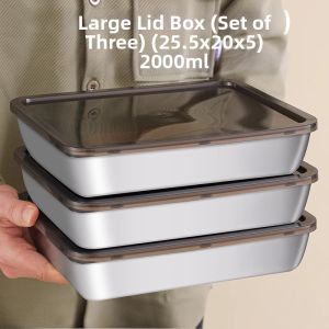 Food Grade Stainless Steel Airtight Container Large Capacity