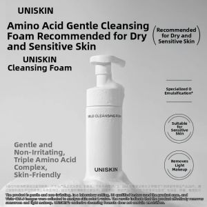 Gentle Amino Acid Based Makeup Remover Facial Foam Cleanser by YouShiyan for Sensitive Skin Rich Lather 150ml