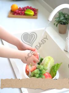 Folding Portable Wash Basin Multifunction Household Bathroom Bucket Plastic Collapsible Wash Bin